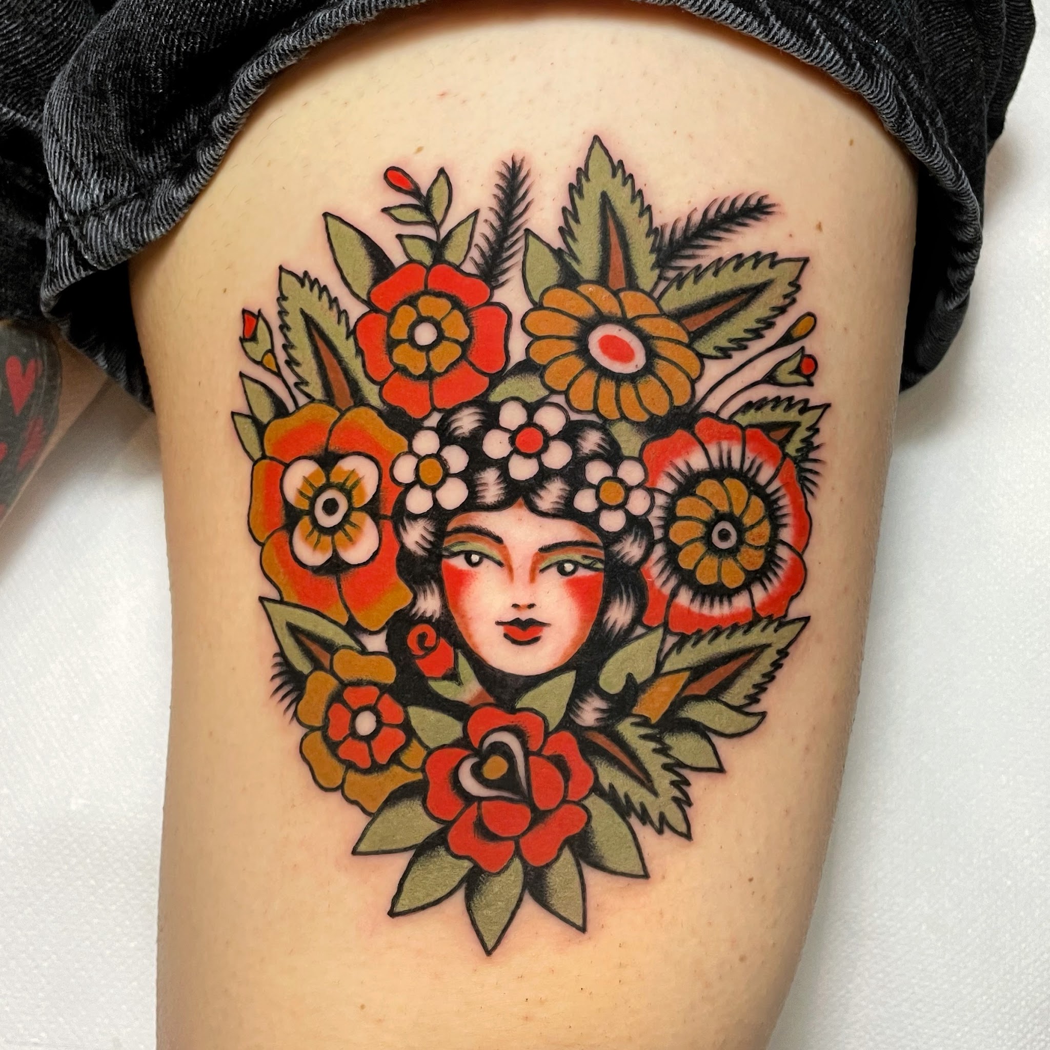 Tatuaggio realizzato da Flower Power, lavoro 4