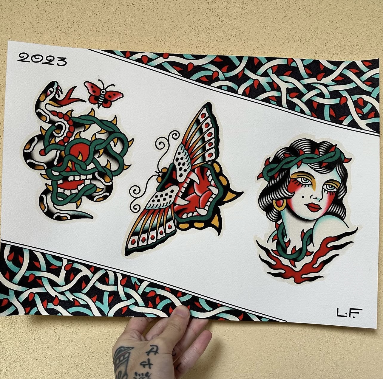 Flash sheet tradizionale Flower Power