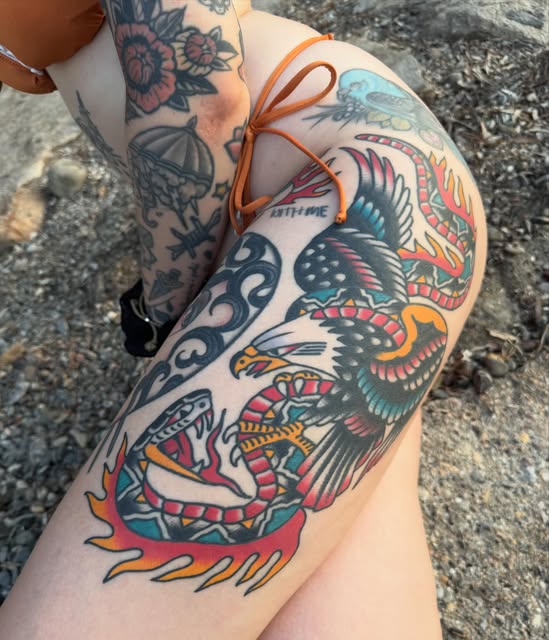 Tatuaggio realizzato da Flower Power, lavoro 7
